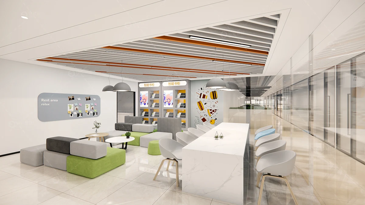 4000芯片開發(fā)公司辦公室裝潢效果-第8張圖片-上海古都建筑設計集團