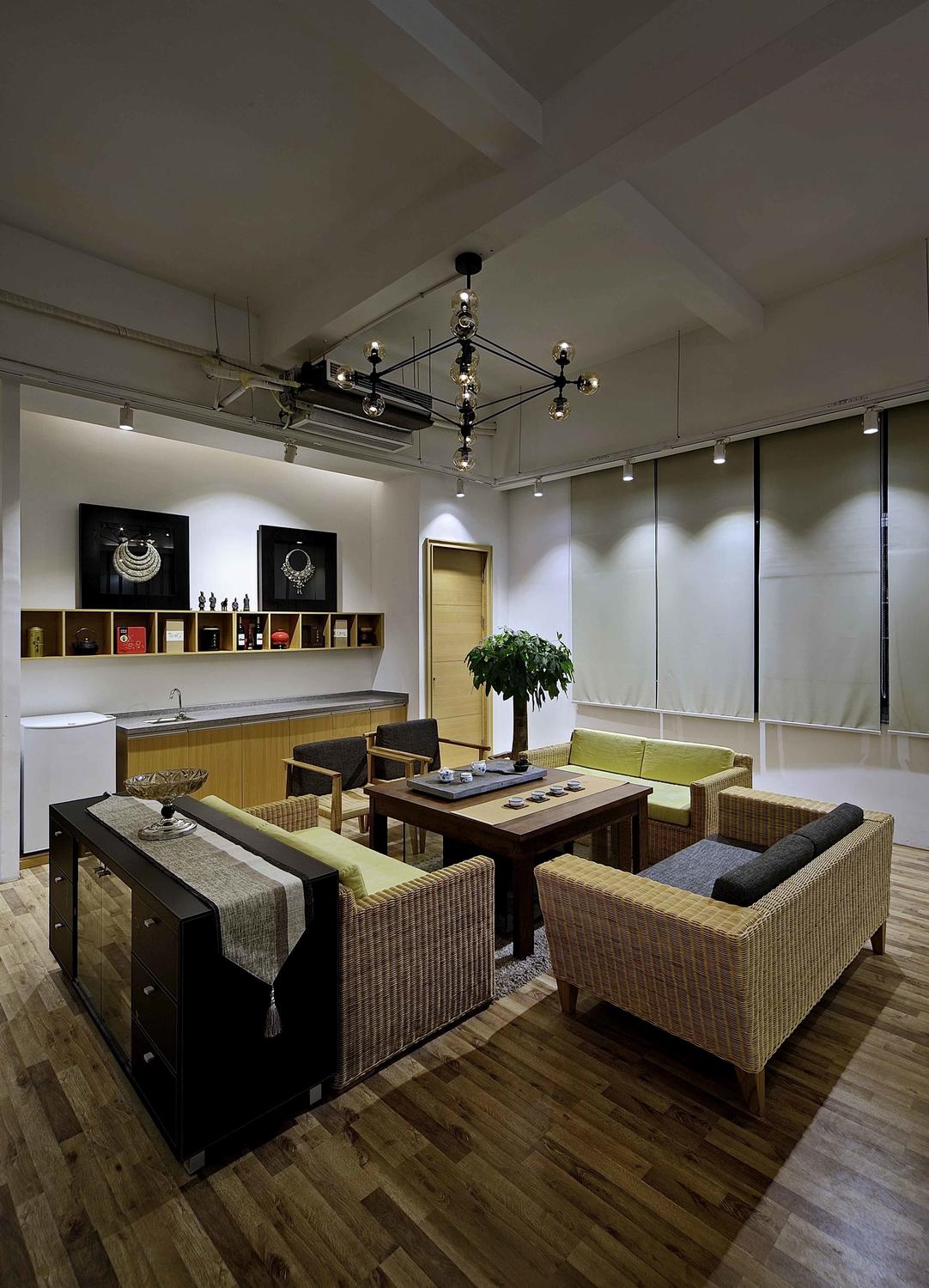 閔行區(qū)280平辦公室裝修混搭風格設計-第2張圖片-上海古都建筑設計集團 閔行區(qū)280平辦公室裝修混搭風格設計-第2張圖片-上海古都建筑設計集團