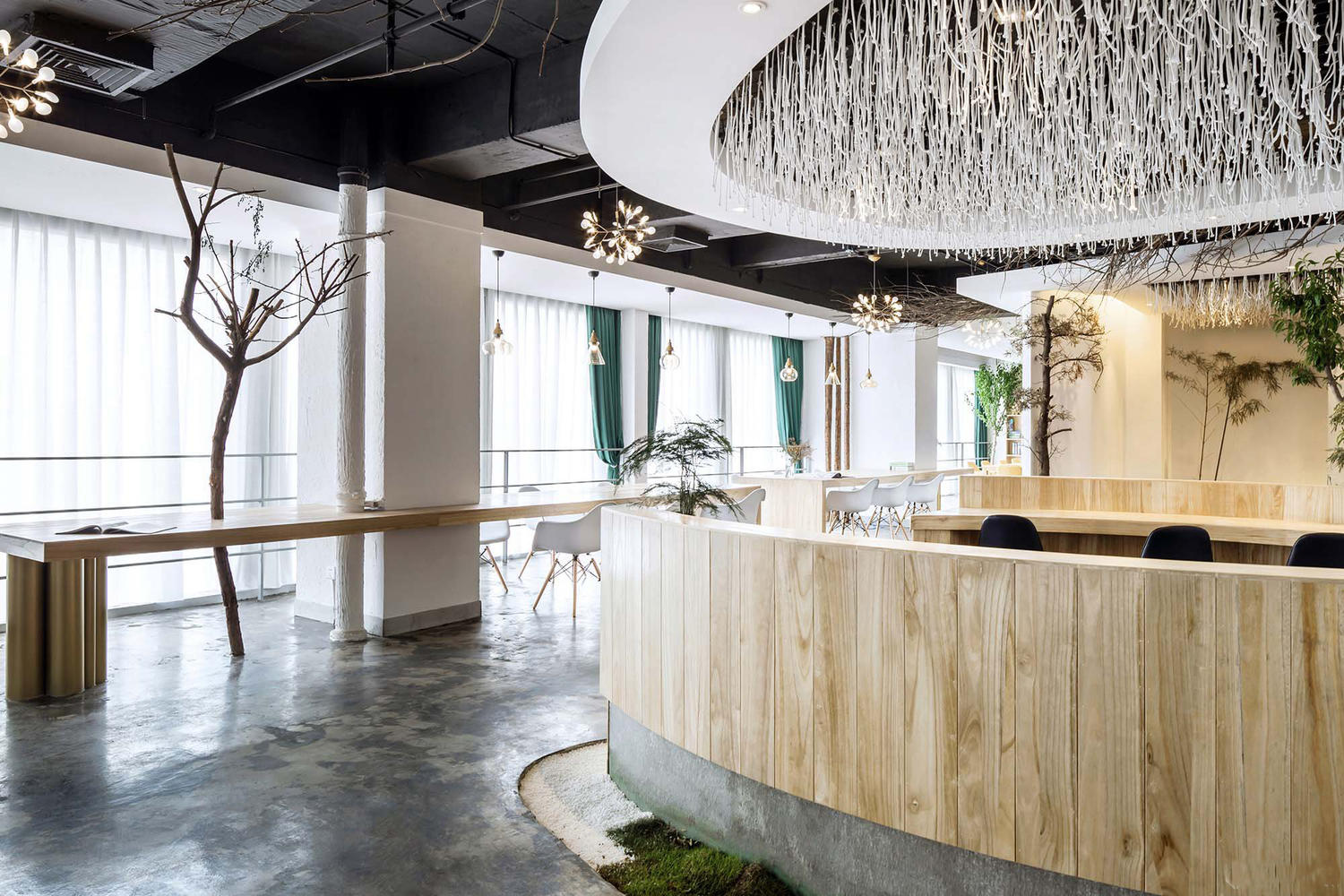 普陀區(qū)180平辦公室裝修自然風格設(shè)計-第1張圖片-上海古都建筑設(shè)計集團 普陀區(qū)180平辦公室裝修自然風格設(shè)計-第1張圖片-上海古都建筑設(shè)計集團