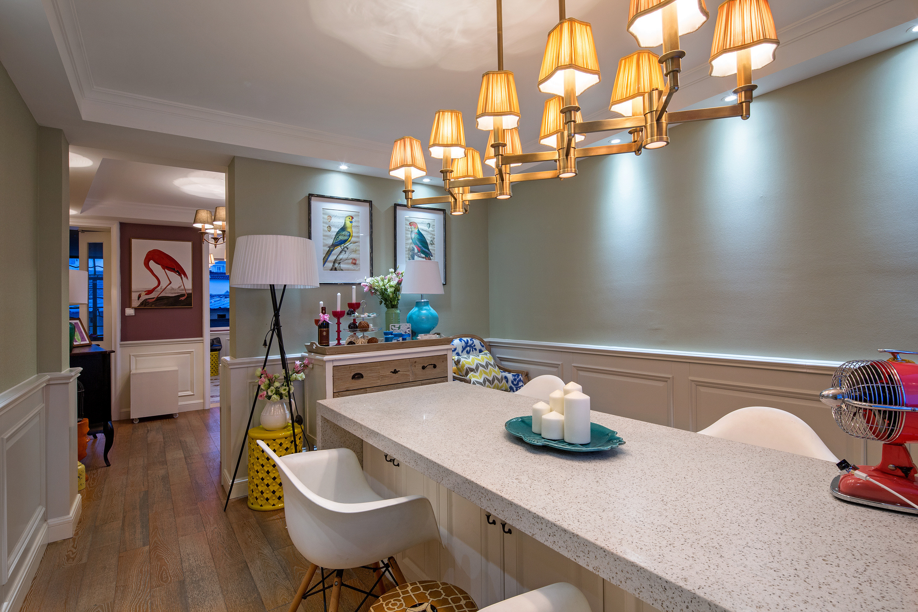 徐匯區(qū)120平辦公室裝修美式風(fēng)格設(shè)計-第3張圖片-上海古都建筑設(shè)計集團(tuán)