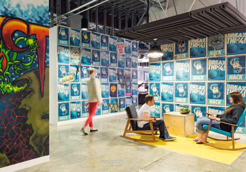 Facebook 總部辦公室裝修設(shè)計-第1張圖片-上海古都建筑設(shè)計集團(tuán)