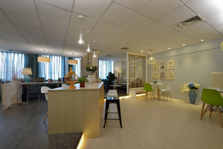 現代簡約時尚辦公室裝修設計-第5張圖片-上海古都建筑設計集團