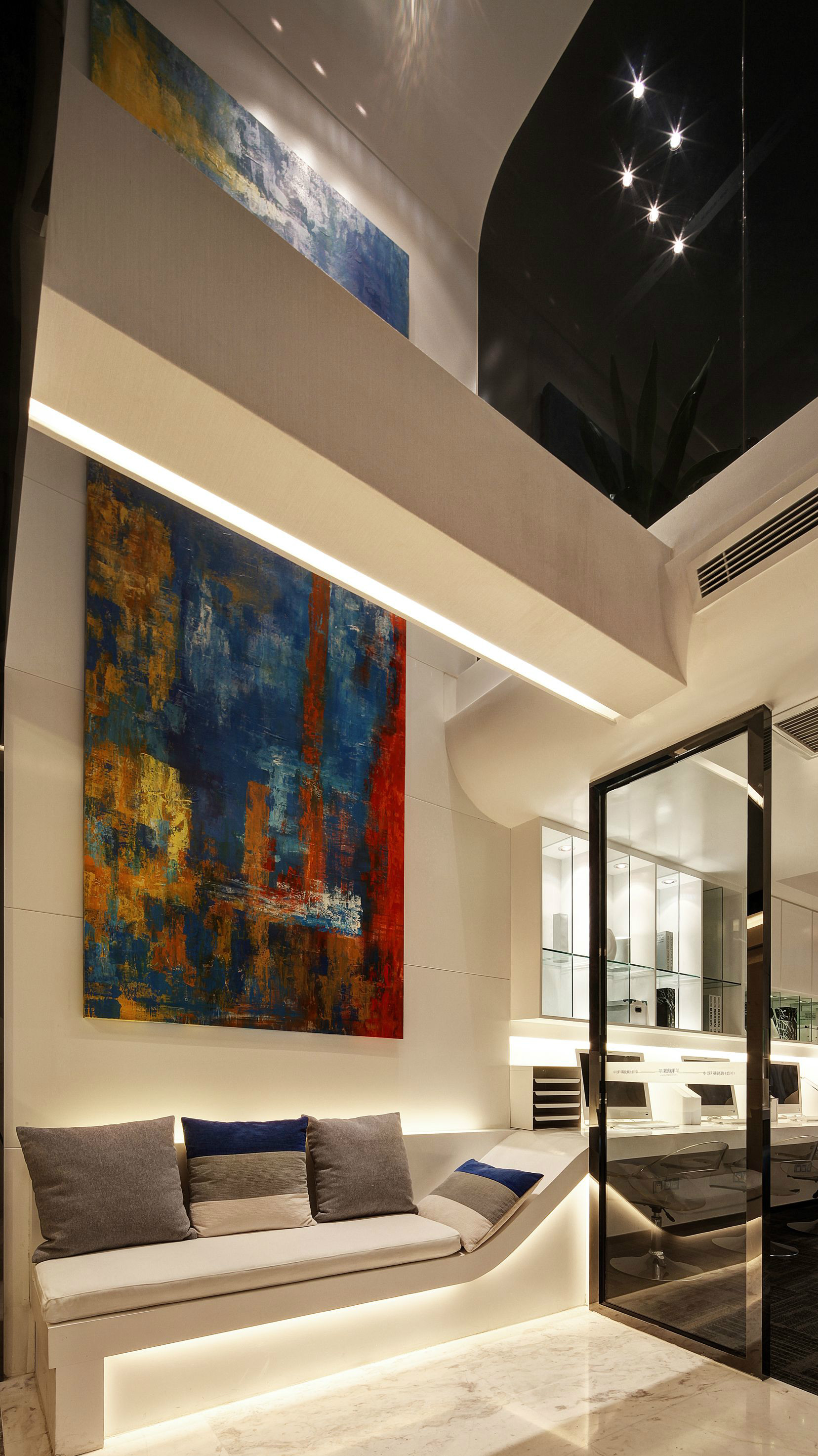 黃浦區(qū)英倫風格辦公室裝修設計-第1張圖片-上海古都建筑設計集團