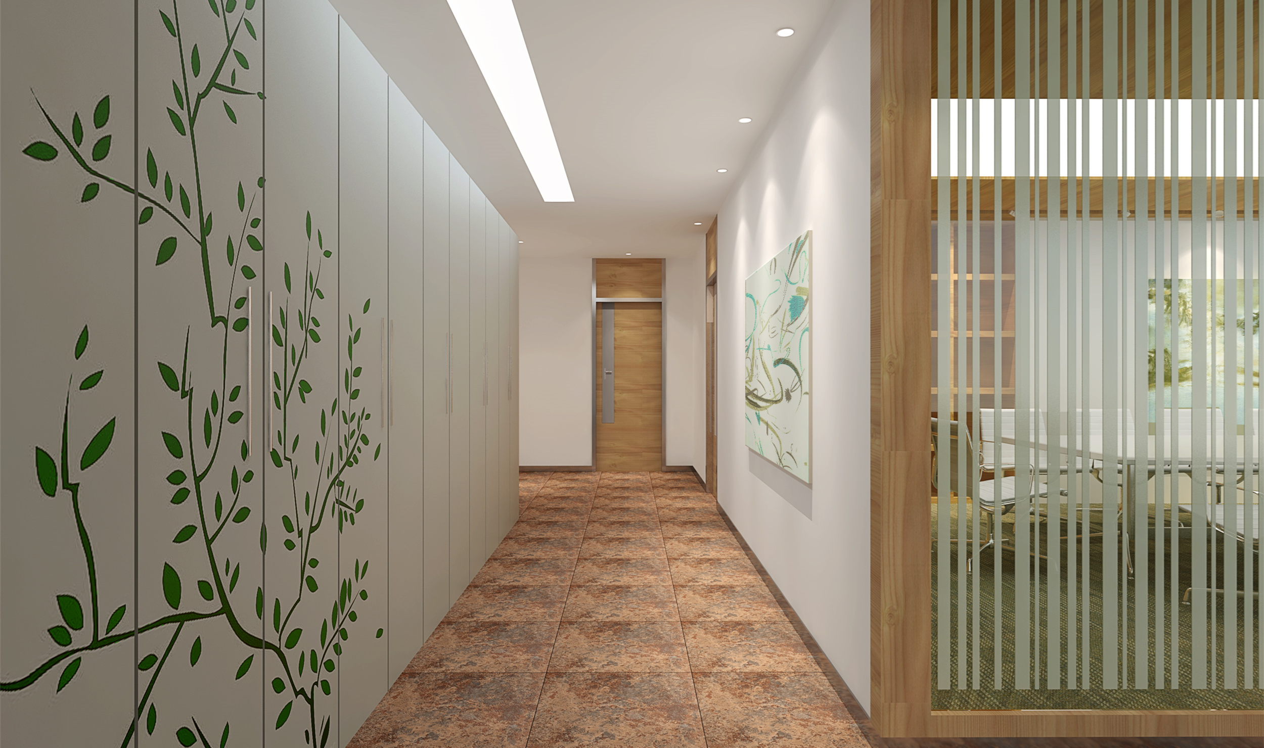 日式150平小型清新辦公室裝修設計-第5張圖片-上海古都建筑設計集團