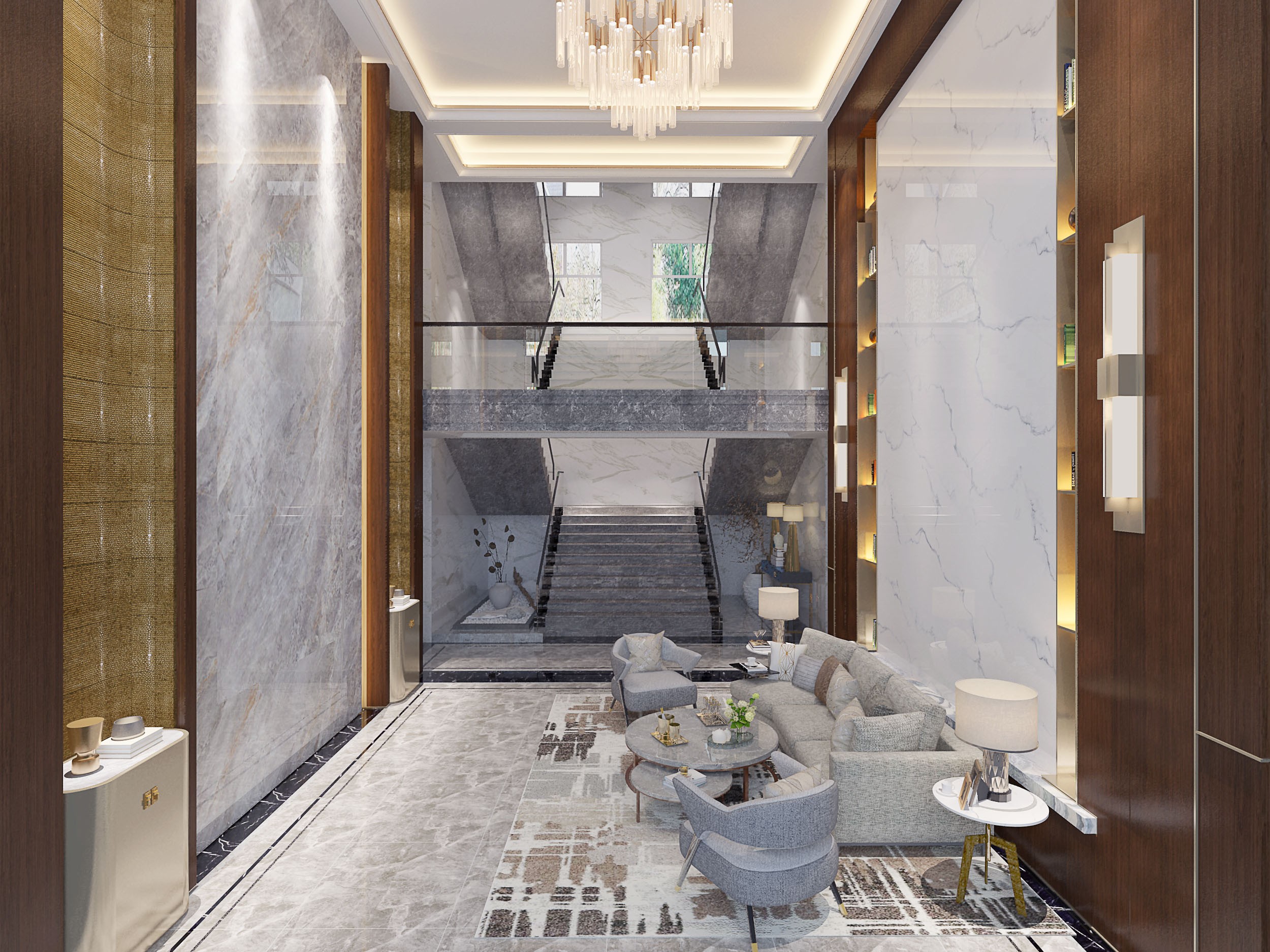 虹口區(qū)復式奢華辦公室裝修設(shè)計-第3張圖片-上海古都建筑設(shè)計集團 虹口區(qū)復式奢華辦公室裝修設(shè)計-第3張圖片-上海古都建筑設(shè)計集團