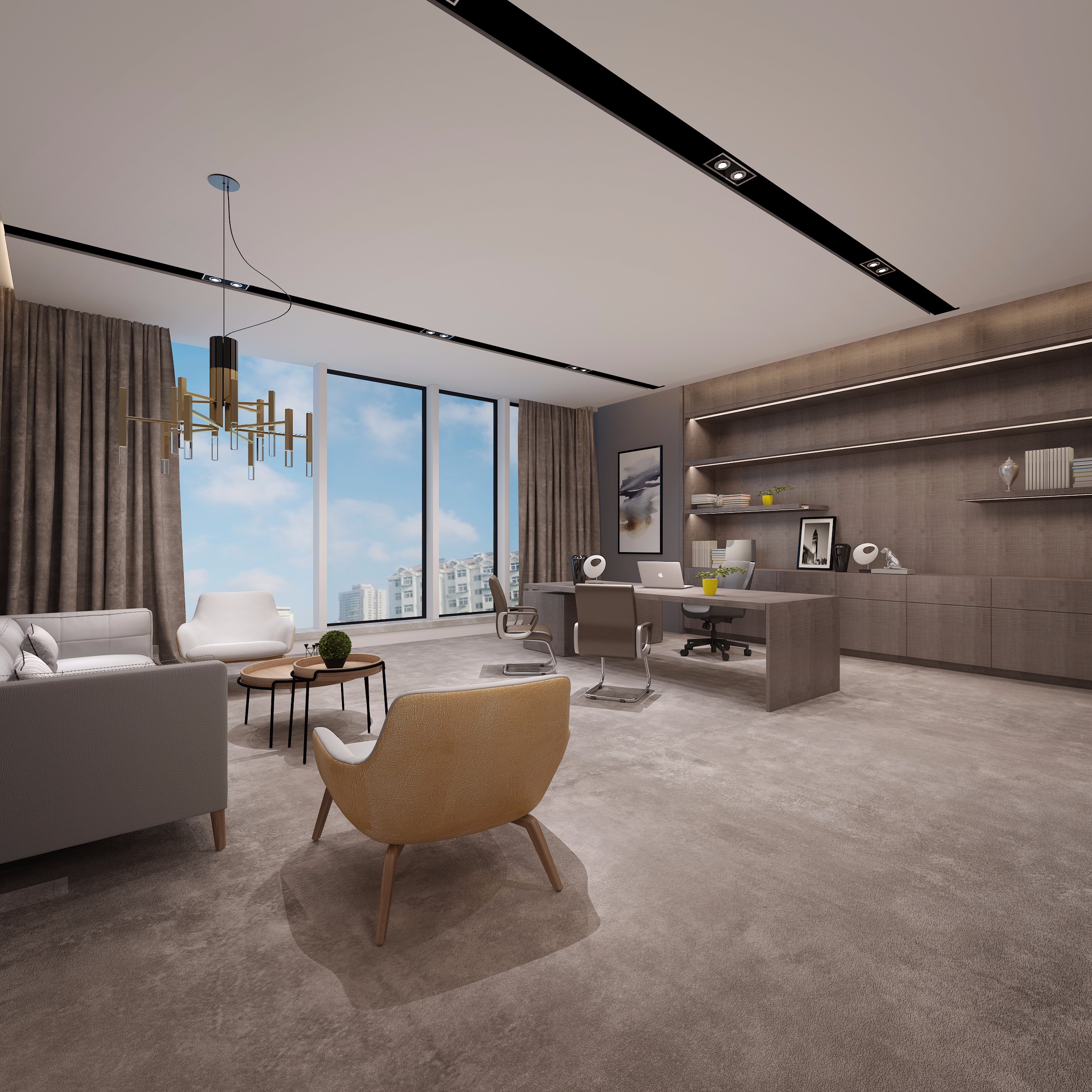 高檔奢侈辦公室裝修設(shè)計(jì)-第2張圖片-上海古都建筑設(shè)計(jì)集團(tuán) 高檔奢侈辦公室裝修設(shè)計(jì)-第2張圖片-上海古都建筑設(shè)計(jì)集團(tuán)