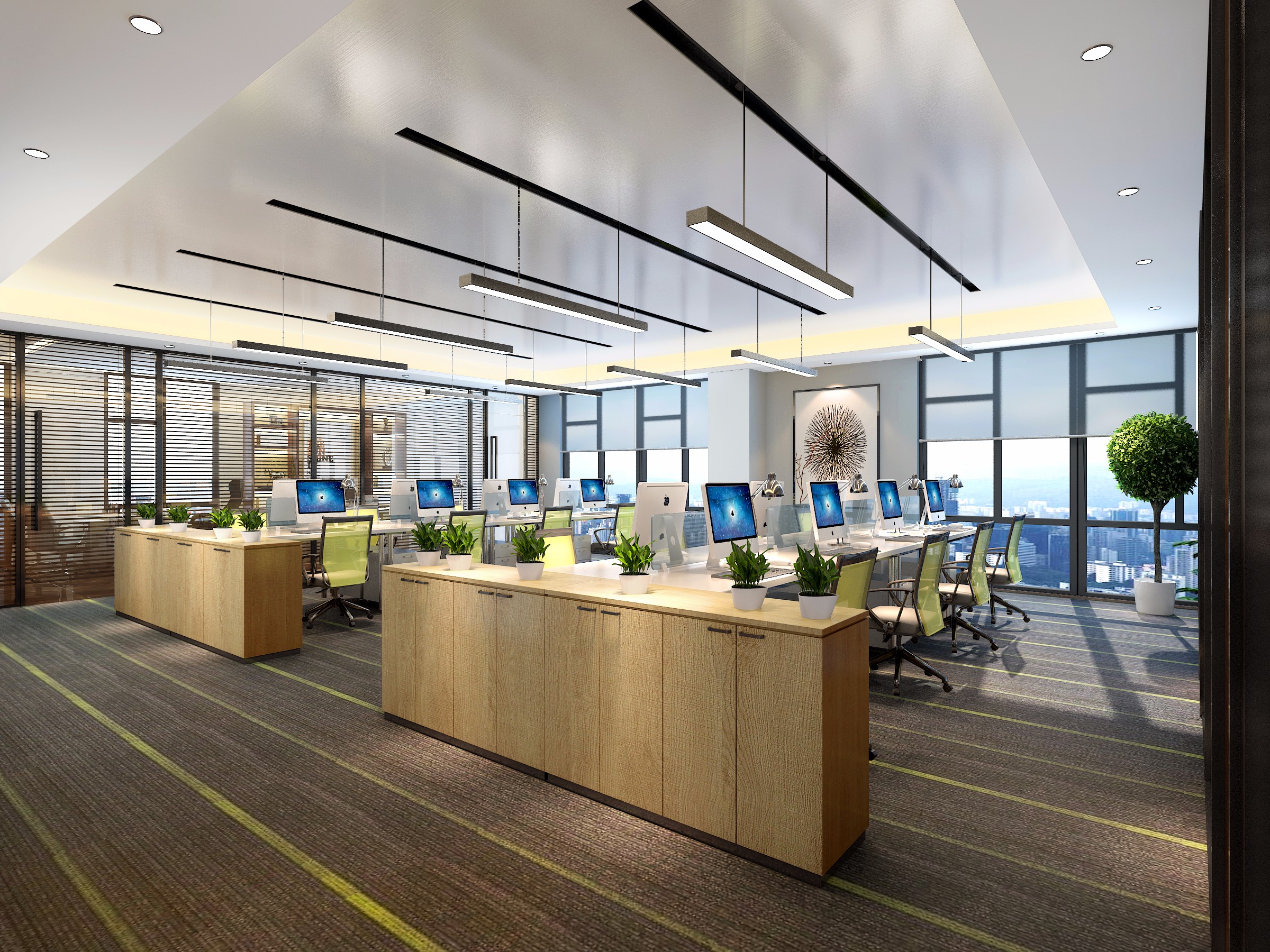 地產(chǎn)開發(fā)公司辦公室裝修設計-第3張圖片-上海古都建筑設計集團 地產(chǎn)開發(fā)公司辦公室裝修設計-第3張圖片-上海古都建筑設計集團