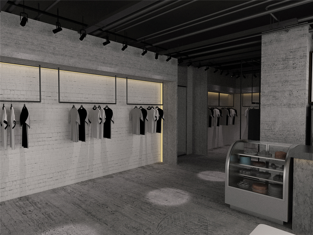工業(yè)風服裝店裝修設計-第4張圖片-上海古都建筑設計集團 工業(yè)風服裝店裝修設計-第4張圖片-上海古都建筑設計集團