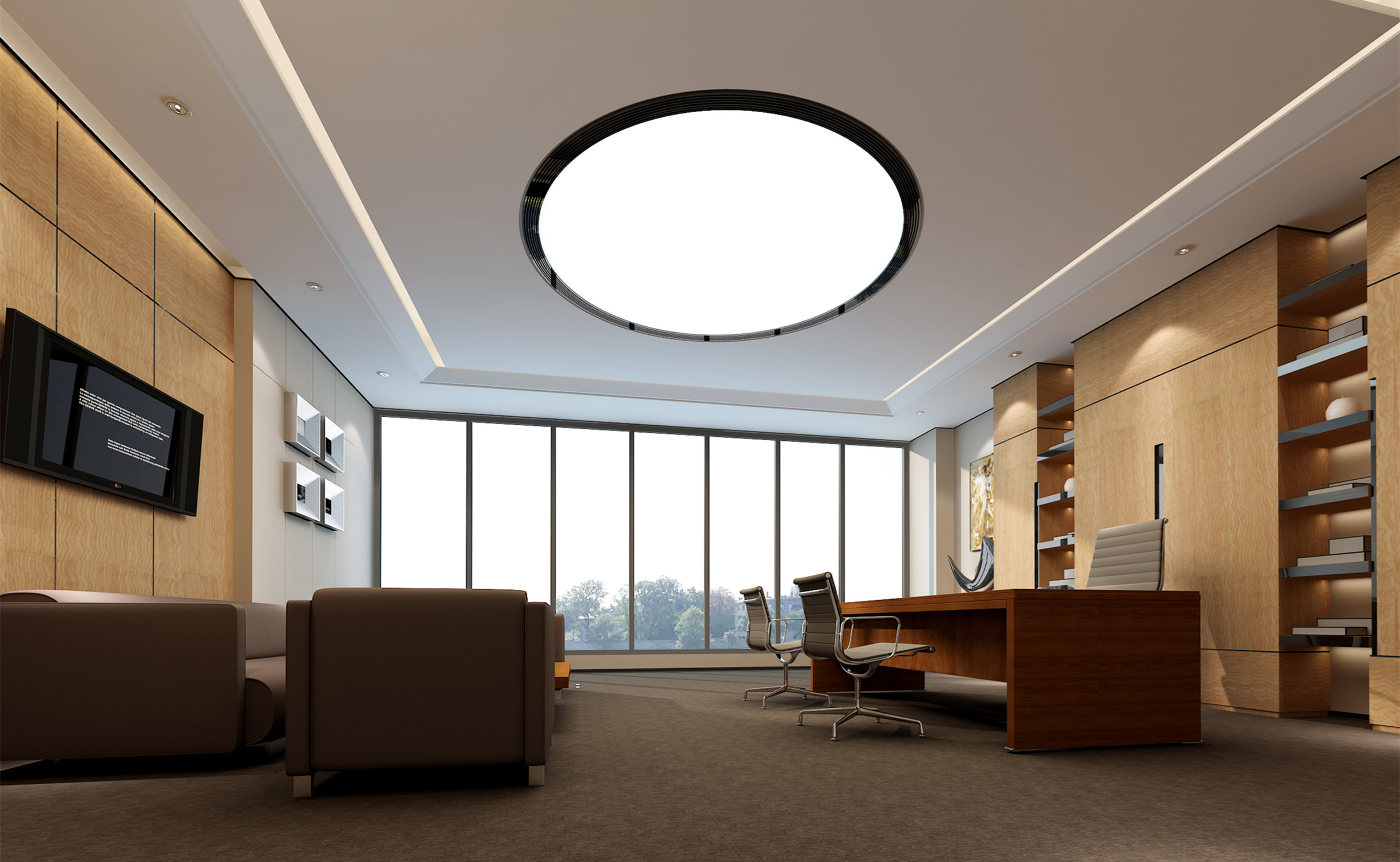 高檔奢華辦公室裝修設計-第4張圖片-上海古都建筑設計集團