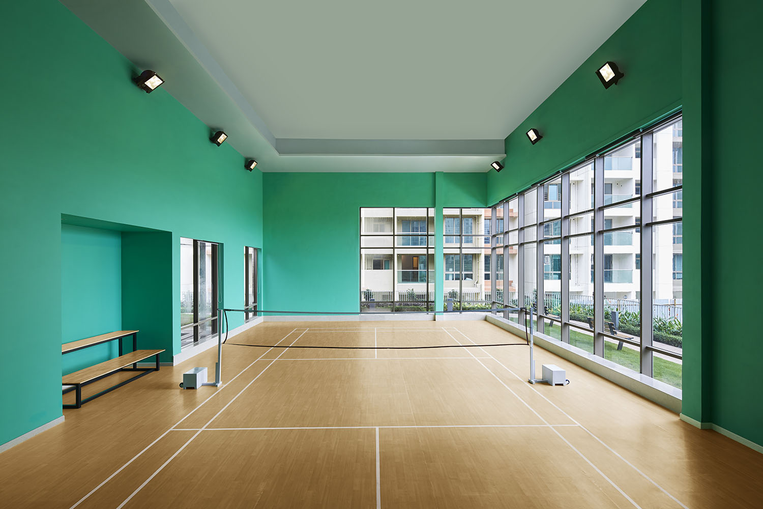 室內(nèi)小型簡(jiǎn)約羽毛球館裝修設(shè)計(jì)-第1張圖片-上海古都建筑設(shè)計(jì)集團(tuán) 室內(nèi)小型簡(jiǎn)約羽毛球館裝修設(shè)計(jì)-第1張圖片-上海古都建筑設(shè)計(jì)集團(tuán)