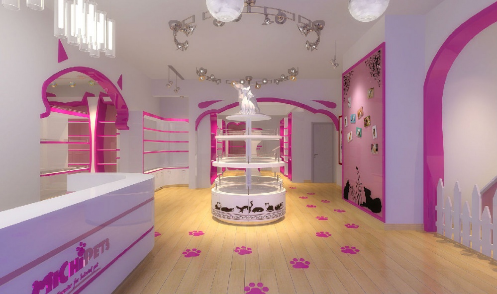 粉色可愛系寵物一體店裝修設(shè)計(jì)-第1張圖片-上海古都建筑設(shè)計(jì)集團(tuán) 粉色可愛系寵物一體店裝修設(shè)計(jì)-第1張圖片-上海古都建筑設(shè)計(jì)集團(tuán)