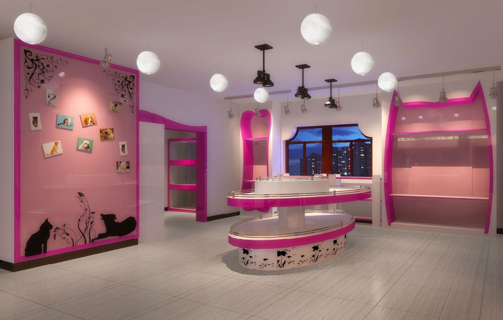 粉色可愛系寵物一體店裝修設(shè)計(jì)-第6張圖片-上海古都建筑設(shè)計(jì)集團(tuán) 粉色可愛系寵物一體店裝修設(shè)計(jì)-第6張圖片-上海古都建筑設(shè)計(jì)集團(tuán)