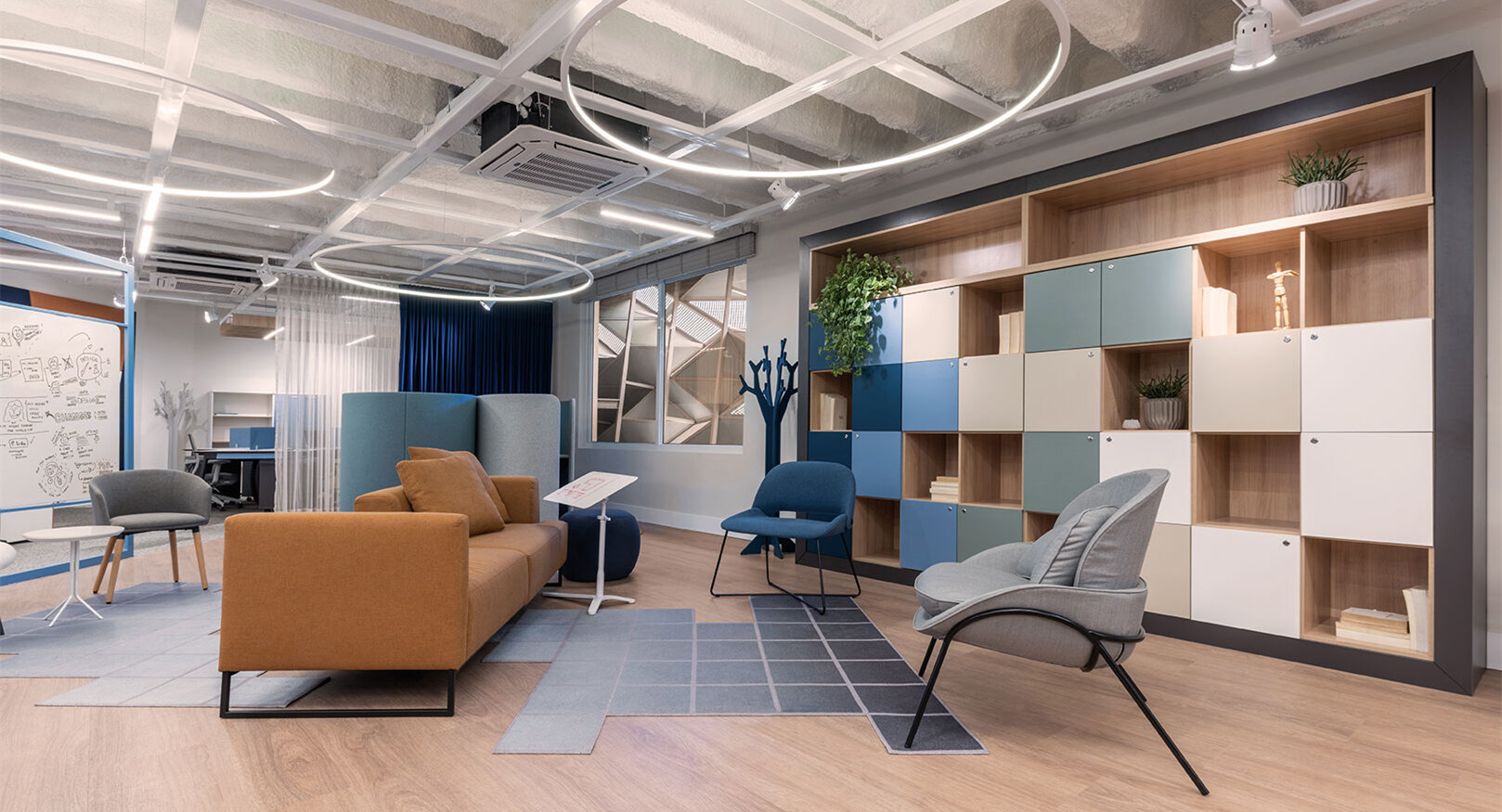 時(shí)尚簡(jiǎn)約公共辦公空間裝修設(shè)計(jì)-第5張圖片-上海古都建筑設(shè)計(jì)集團(tuán) 時(shí)尚簡(jiǎn)約公共辦公空間裝修設(shè)計(jì)-第5張圖片-上海古都建筑設(shè)計(jì)集團(tuán)