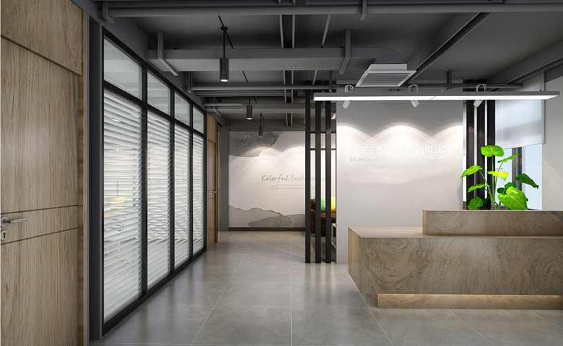 310平米工業(yè)風(fēng)格辦公室設(shè)計布局-第1張圖片-上海古都建筑設(shè)計集團