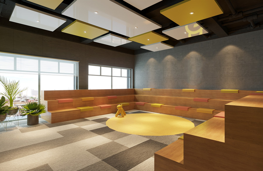 松江辦公室裝修800平國有公司辦公室-辦公室裝修設(shè)計(jì)效果圖-第2張圖片-上海古都建筑設(shè)計(jì)集團(tuán)