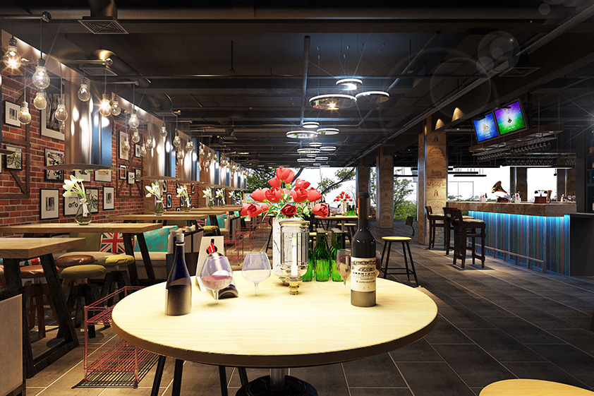 200平燒烤店鋪設(shè)計裝潢實景圖-第4張圖片-上海古都建筑設(shè)計集團 200平燒烤店鋪設(shè)計裝潢實景圖-第4張圖片-上海古都建筑設(shè)計集團