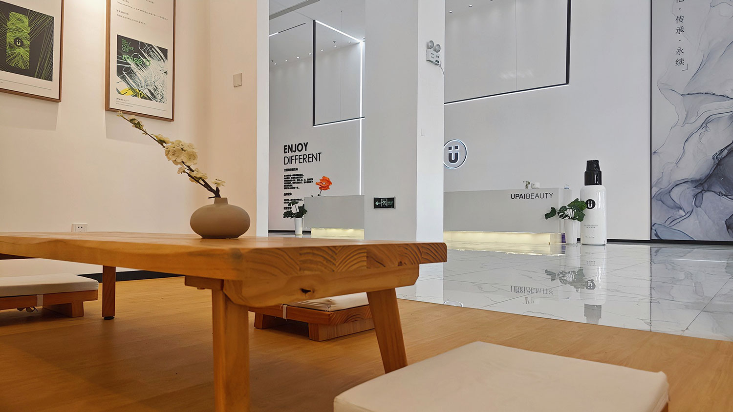 虹口1900生物科技公司辦公場(chǎng)所裝潢設(shè)計(jì)-辦公室裝修設(shè)計(jì)效果圖-第4張圖片-上海古都建筑設(shè)計(jì)集團(tuán)